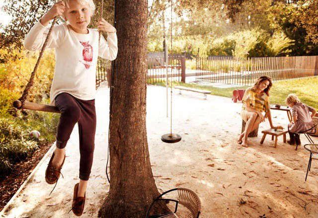 Grow Outdoor Design, Kid Playing on Swing and Family Outdoor Games, Gardenista